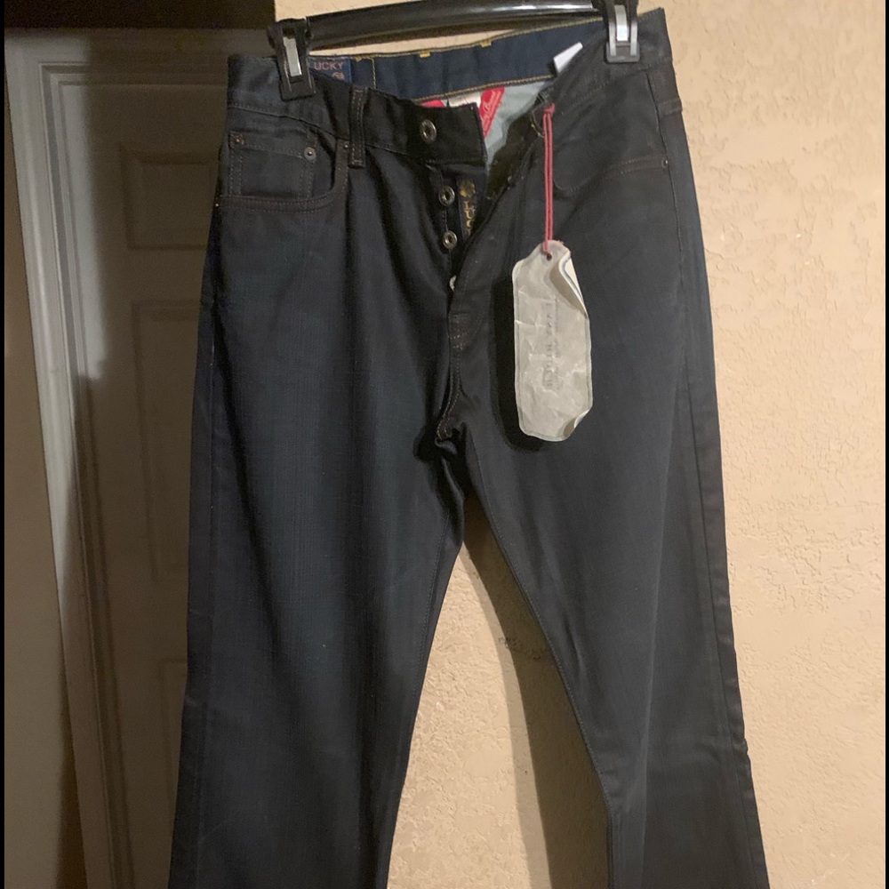 Lucky Brand dark blue jeans blue size 26